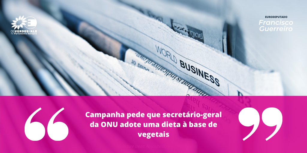 Vegazeta: 'Campanha pede que secretário-geral da ONU adote uma dieta à base de vegetais'