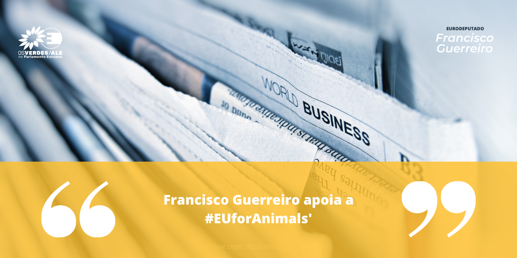 EU For Animals: 'Francisco Guerreiro apoia a #EUforAnimals'