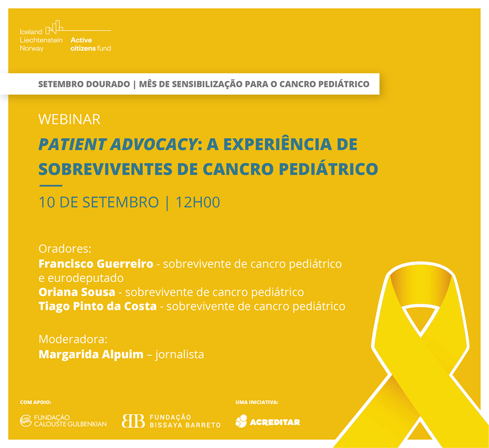 Francisco Guerreiro talks about battling cancer on the Acreditar webinar