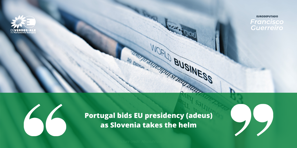 The Parliament Magazine: 'Portugal bids EU presidency (adeus) as Slovenia takes the helm'