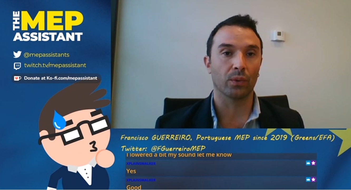 The MEP Assistant: 'Interview with Portuguese MEP Francisco Guerreiro (Greens) - Ask him your questions !'