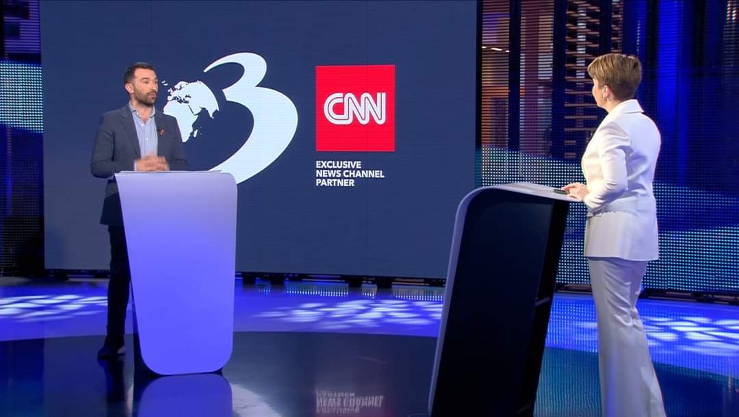 CNN Romania: 'Antena 3 CNN Be EU'