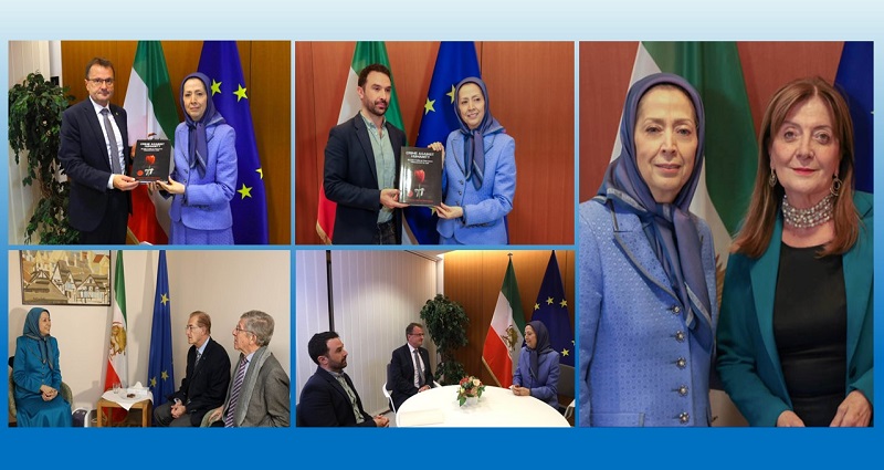 Iran Freedom Network: 'Meeting of Mrs. Maryam Rajavi with MEPs in Strasbourg to Discuss Iran and Developments in the Middle East'