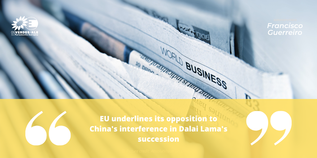 Yahoo EU: 'EU underlines its opposition to China's interference in Dalai Lama's succession'