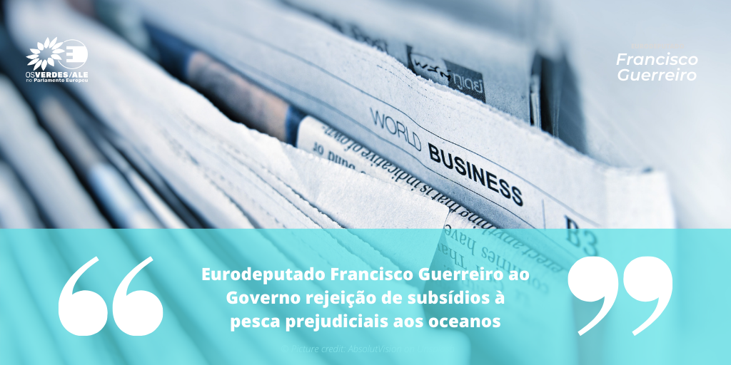 Blogue do Minho: 'Eurodeputado Francisco Guerreiro ao Governo rejeição de subsídios à pesca prejudiciais aos oceanos'