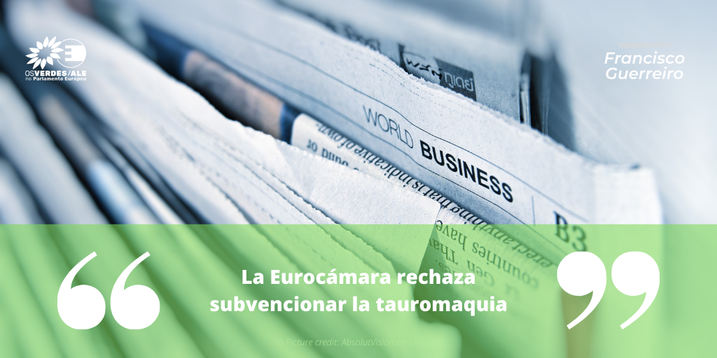 El Diario: 'La Eurocámara rechaza subvencionar la tauromaquia'