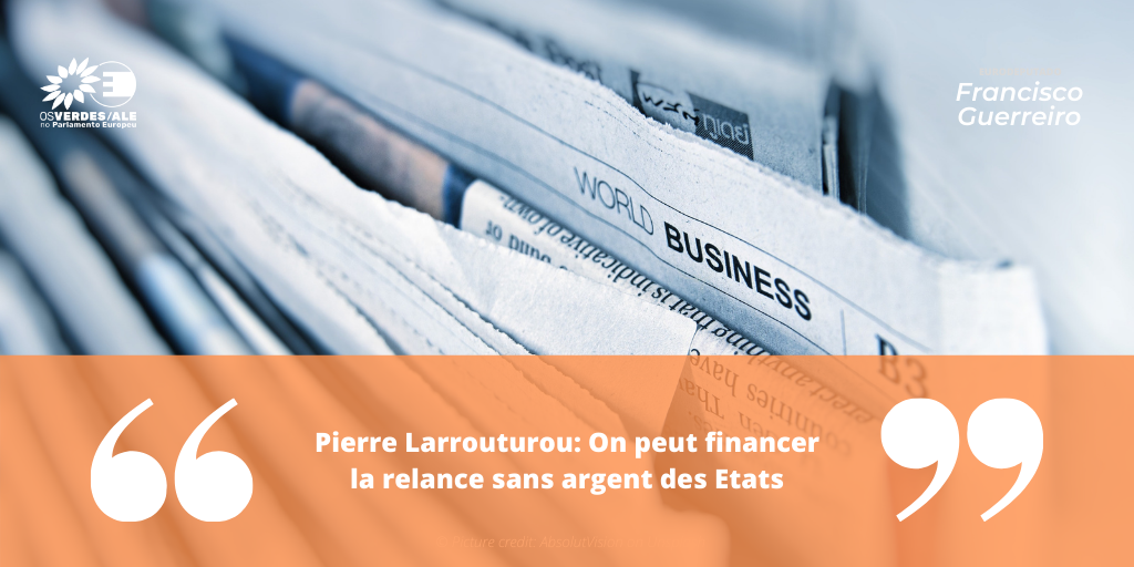 Le Soir: 'Pierre Larrouturou: On peut financer la relance sans argent des Etats'