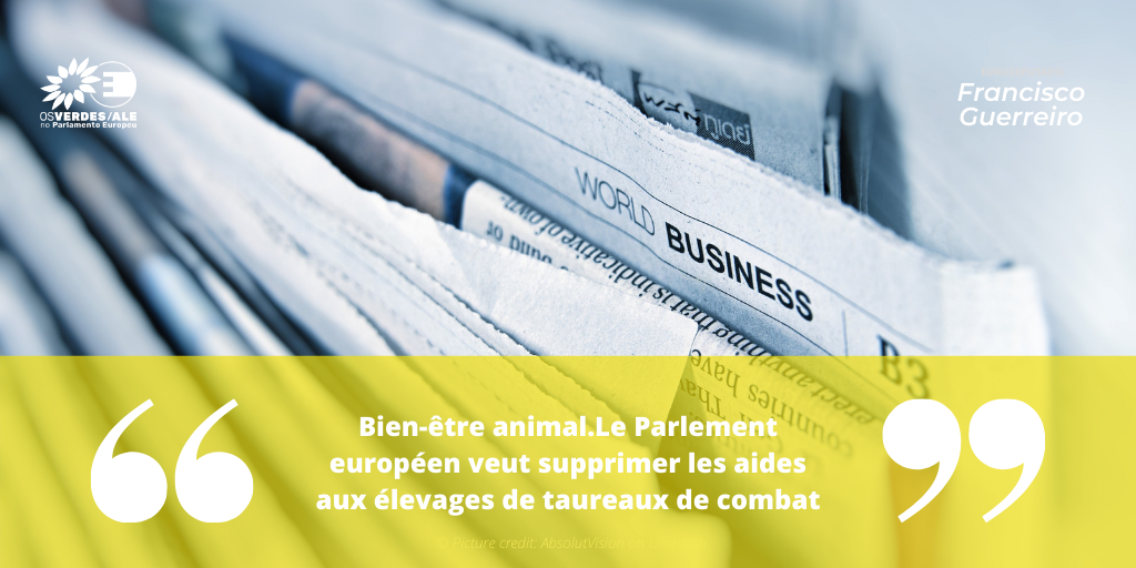 Courrier International: ' Bien-être animal.Le Parlement européen veut supprimer les aides aux élevages de taureaux de combat'