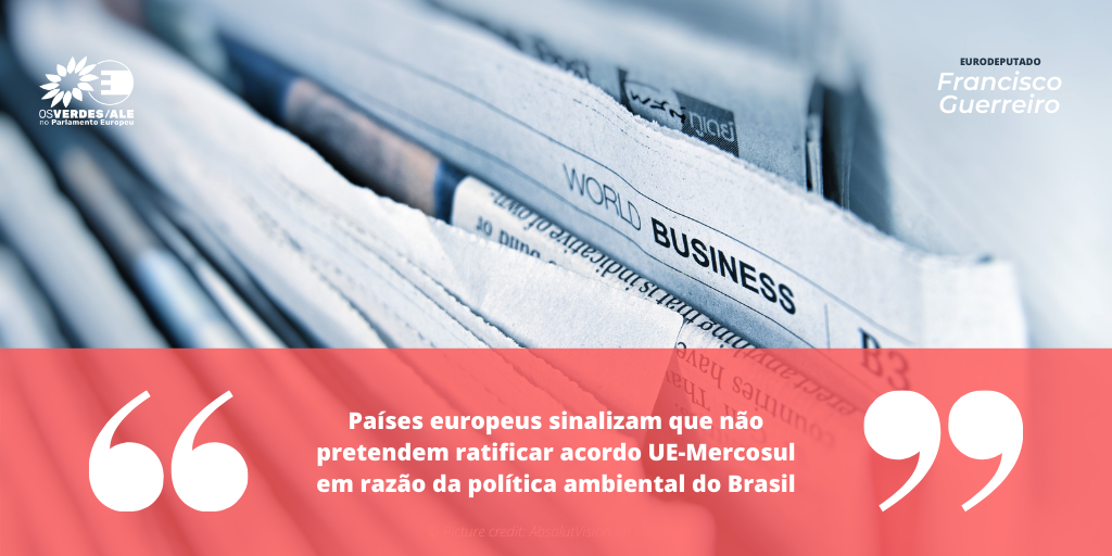 Jornalistas Livres: 'Países europeus sinalizam que não pretendem ratificar acordo UE-Mercosul em razão da política ambiental do Brasil'