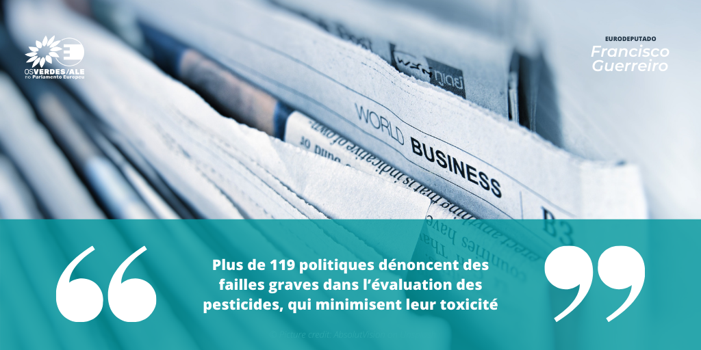 La Relève: 'Plus de 119 politiques dénoncent des failles graves dans l’évaluation des pesticides, qui minimisent leur toxicité'