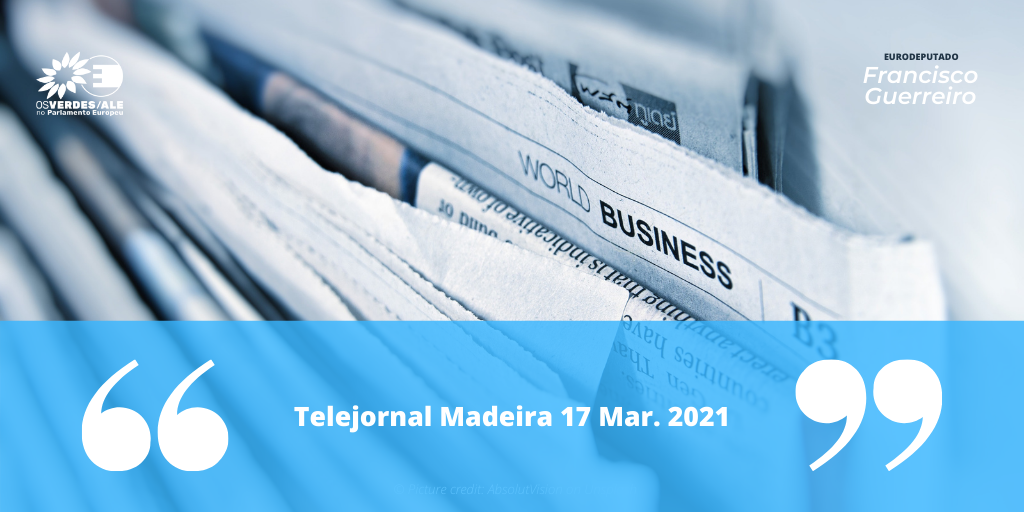 RTP Madeira: 'Telejornal Madeira 17 Mar. 2021'
