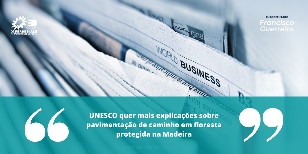 Público: 'UNESCO quer mais explicações sobre pavimentação de caminho em floresta protegida na Madeira'