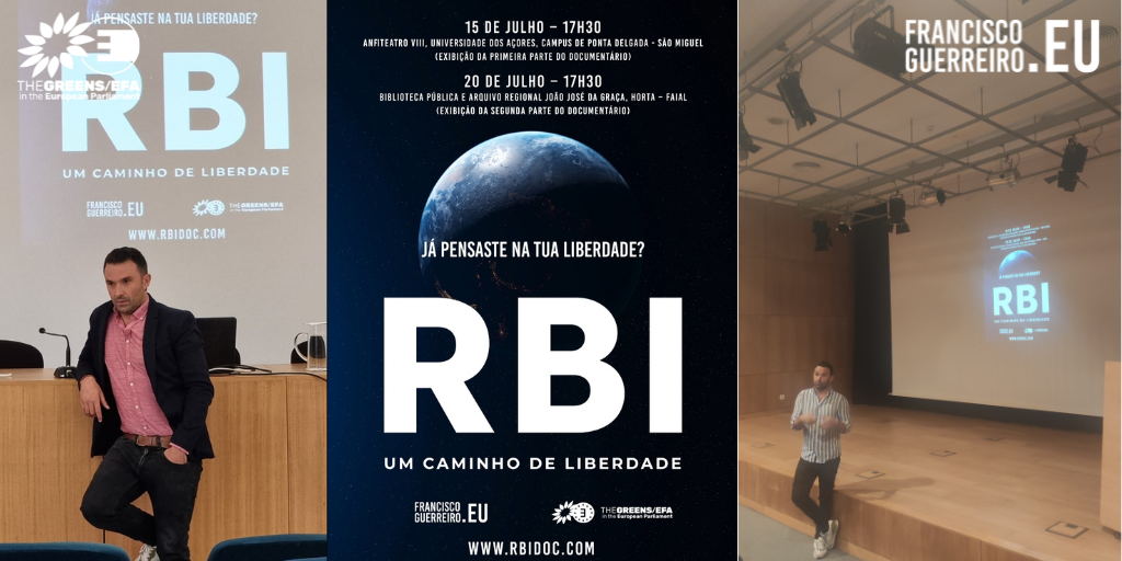 Eurodeputado Francisco Guerreiro apresenta o documentário RBI: Um Caminho de Liberdade, nos Açores