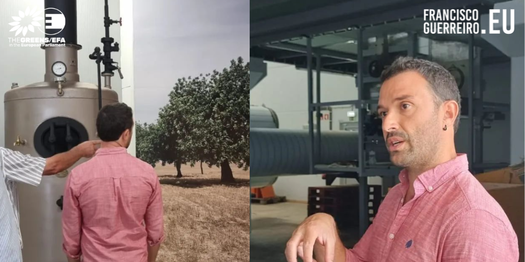 Visita a fábrica de processamento de alfarroba no Algarve