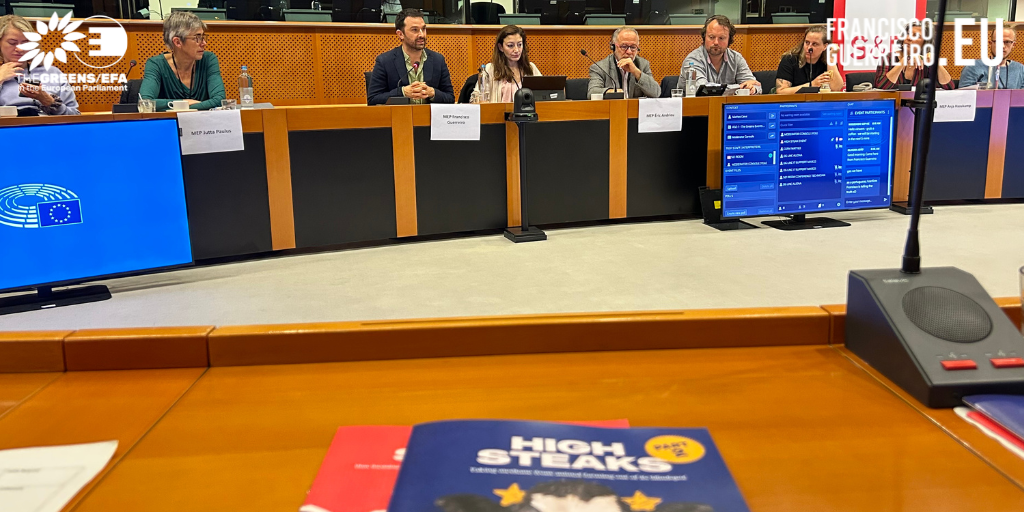 High Steaks: Eurodeputado Francisco Guerreiro organiza evento sobre o peso das emissões de metano