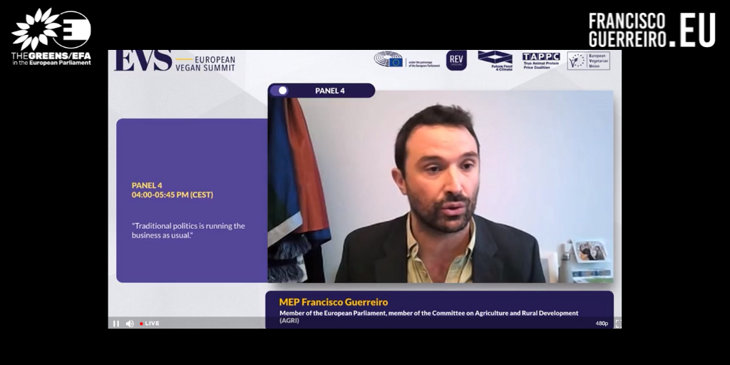 Francisco Guerreiro MEP attends European Vegan Summit