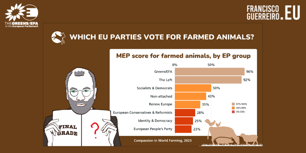 European Greens champion animal welfare legislation. Francisco Guerreiro is a spearhead, study reveals