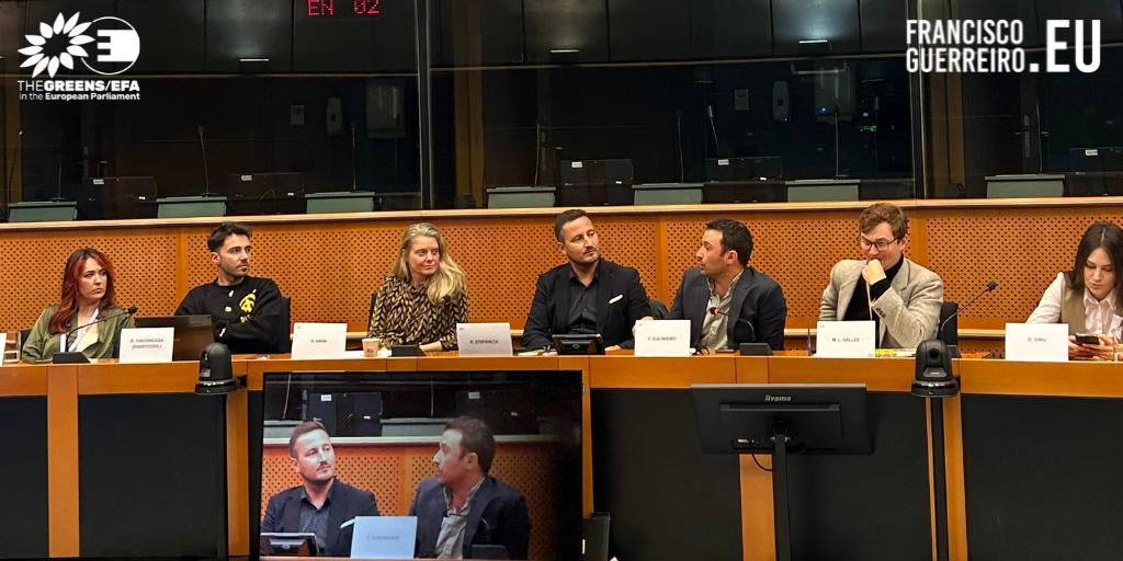 Francisco Guerreiro participa em evento no Parlamento Europeu com influenciadores romenos